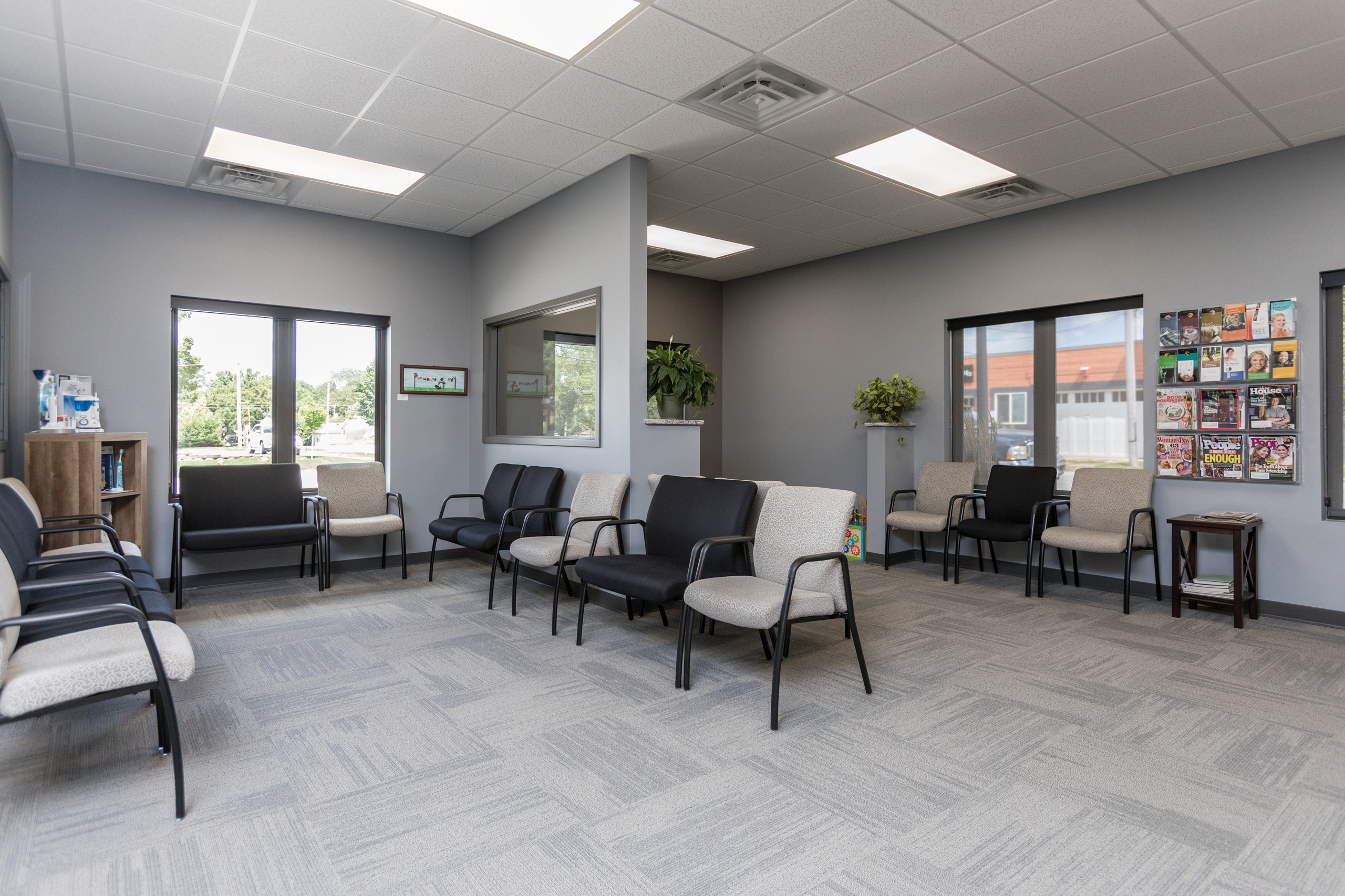 uptown dental waiting room